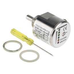 1 pcs - Turck FCS Series Compact Mount Flow Controller, 1 - 150 (Water) cm³/s, 3 - 300 (Oil) cm³/s, PNP Output,