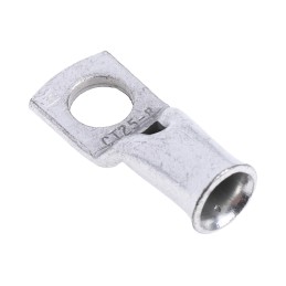 10 pcs - RS PRO Uninsulated Tubular Ring Terminal, M8 Stud Size to 25mm² Wire Size