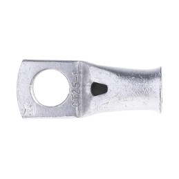 10 pcs - RS PRO Uninsulated Tubular Ring Terminal, M8 Stud Size to 25mm² Wire Size