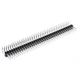 1 pcs - HARWIN M20, 2.54mm Pitch, 72 Way, 2 Row, Right Angle Pin Header, Through Hole
