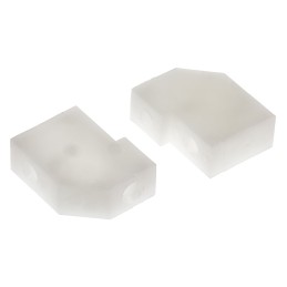 1 Bag of 100 - PCB MB 01, Nylon PCB Mounting Block for M3 Screw