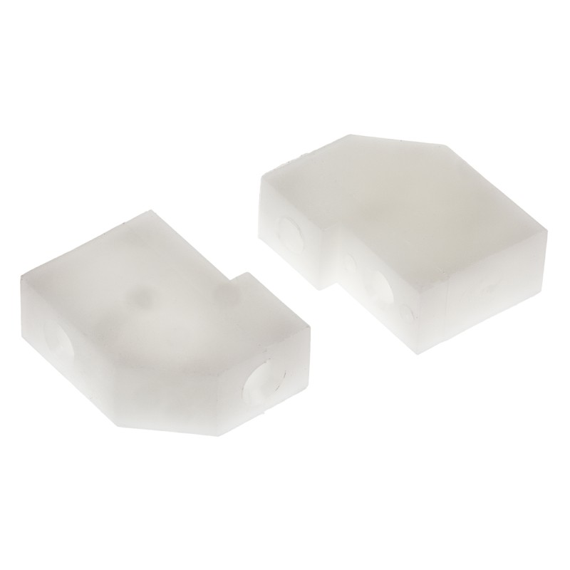 1 Bag of 100 - PCB MB 01, Nylon PCB Mounting Block for M3 Screw