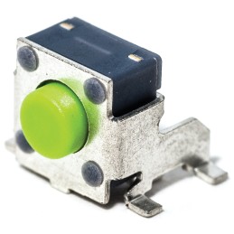 1 Bag of 1000 - IP40 Grey Button Tactile Switch, SPST 50 mA 3.5 (Dia.)mm Through Hole