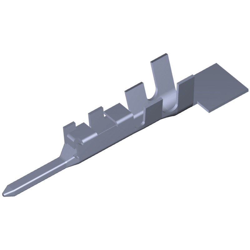 6000 pcs - TE Connectivity Dynamic 1000 Series Male Crimp Terminal, 28AWG Min, 22AWG Max