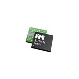 1 pcs : IM5116SDBBBG-6I - DRAM SDRAM, 512Mb, 3.3V, 32Mx16, 166Mhz (1666Mbps), -40C to +85C, FBGA-54