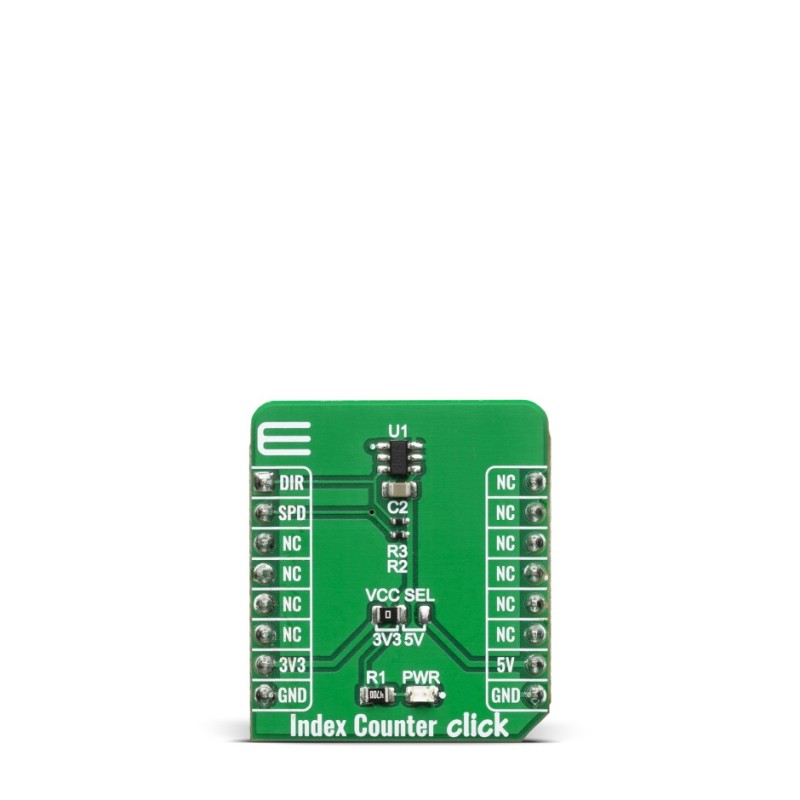 1 pcs - MikroElektronika Index Counter Click Hall Effect Sensor mikroBus Click Board for TLE4966K