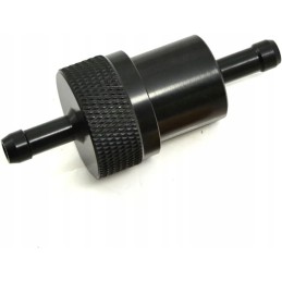 Fuel filter 8mm for motorcycles and cars, black