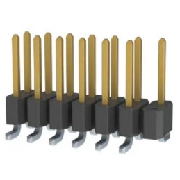 1 pcs - Samtec TSM Series Surface Mount Pin Header, 14 Contact(s), 2.54mm Pitch, 2 Row(s), Unshrouded