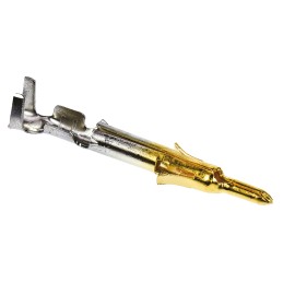 6000 pcs - TE Connectivity Mini-Universal MATE-N-LOK Series Male Crimp Terminal, 26AWG Min, 22AWG Max