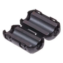 2 pcs - RS PRO Openable Ferrite Clamp, 13 x 25.5 x 11.8mm, For Computer Peripherals, Digital TV, Internal & External Power