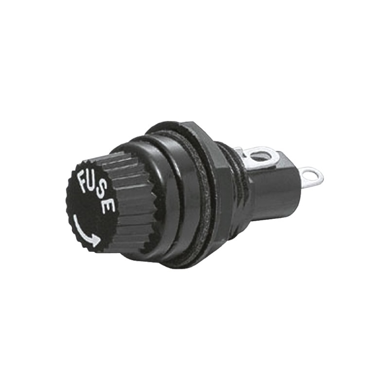 5 pcs - Sato Parts Panel Mount Fuse Holder for 5 x 20 mm, 6.3 x 32 mm Fuse