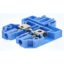 10 pcs - Weidmuller SAK Series Blue Feed Through Terminal Block, 4mm², Single-Level, Screw Termination