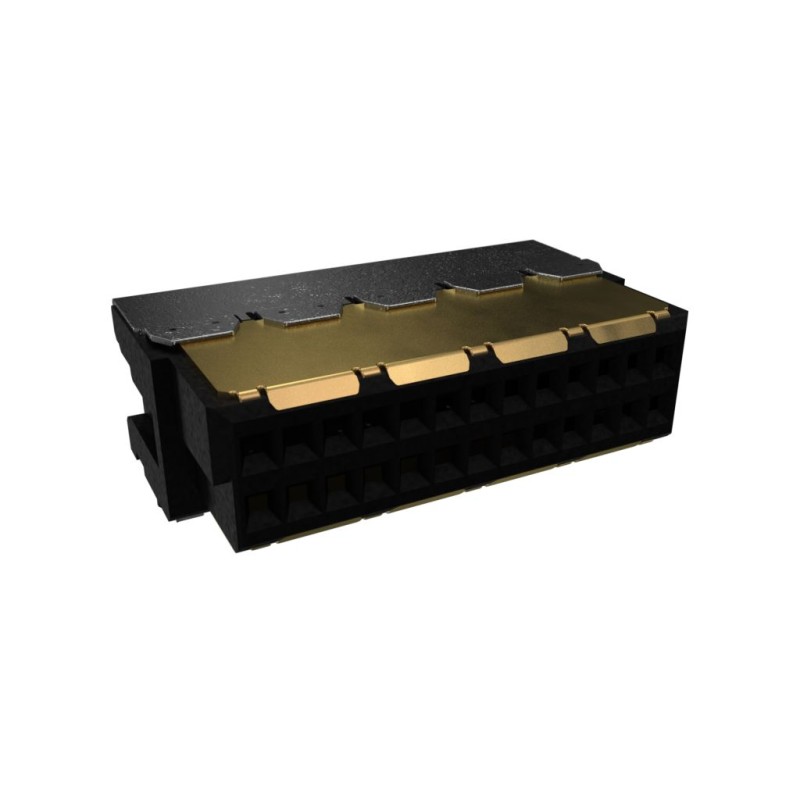 620 pcs - Amphenol Communications Solutions Minitek Microspeed Series Surface Mount PCB Socket, 26-Contact, 2-Row, 1mm Pitch