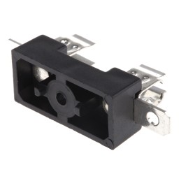 5 pcs - Bulgin 13A Base Mount Fuse Holder for 6.3 x 25mm Fuse, 250V ac