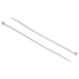 1 Bag of 100 - RS PRO Cable Tie, 190mm x 4.8 mm, White Nylon, Pk-100
