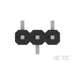 700 pcs - TE Connectivity AMPMODU Series Straight Surface Mount Pin Header, 3 Contact(s), 2.0mm Pitch, 1 Row(s), Unshrouded