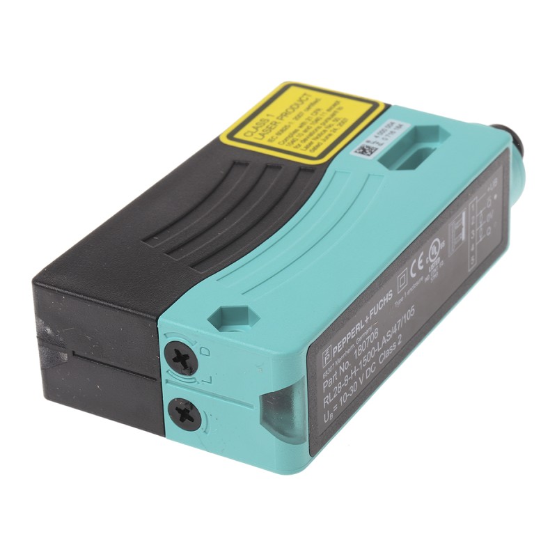 1 pcs - Pepperl + Fuchs Background Suppression Photoelectric Sensor, Block Sensor, 50 mm - 1.5 m Detection Range