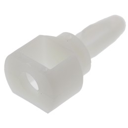 1 Bag of 100 - SRLCBS 6 01, 9.5mm High Nylon Snap Rivet Support for 4mm PCB Hole, 10.2mm Base