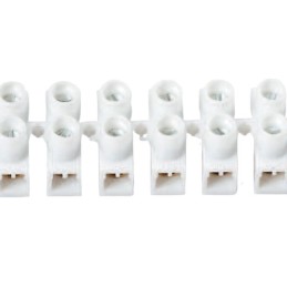 10 pcs - HellermannTyton Terminal Block, 12-Way, 30A, 16 mm Wire, Screw Termination