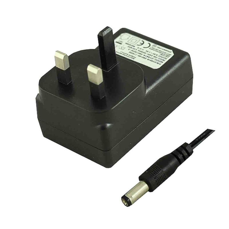 1 pcs - RS PRO 30W Plug-In AC/DC Adapter 12V dc Output, 2.5A Output