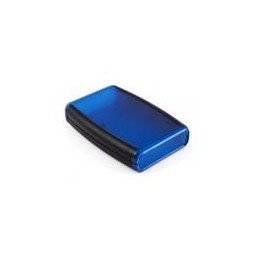 1 pcs : 1553BTBUBKBAT - Enclosures for Single Board Computing Handheld+Battery/ABS 4.62x3.11' ClearBlue