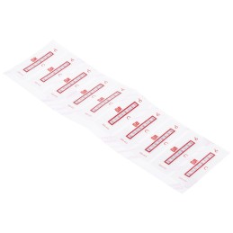 10 pcs - RS PRO Non-Reversible Temperature Sensitive Label, 116°C to 154°C, 8 Levels