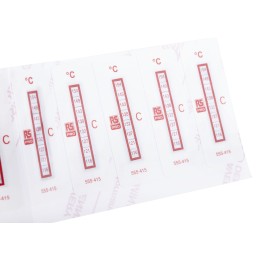 10 pcs - RS PRO Non-Reversible Temperature Sensitive Label, 116°C to 154°C, 8 Levels