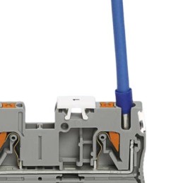 1 pcs - Phoenix Contact PT 4-FSI/F Series Black Fused DIN Rail Terminal, 4mm², Single-Level, Push In Termination, Fused, CSA