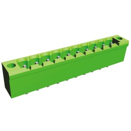 1 pcs - TE Connectivity 5.08mm Pitch 10 Way Pluggable Terminal Block, Header, Panel Mount, Solder Termination