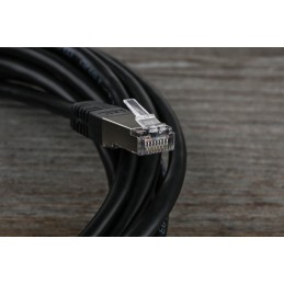 1 pcs - RS PRO Cat6 Male RJ45 to Male RJ45 Ethernet Cable, S/FTP, Black PVC Sheath, 3m