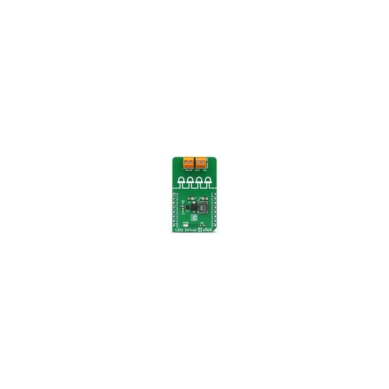 1 pcs : MIKROE-3037 - LED Lighting Development Tools LED Driver 4 click