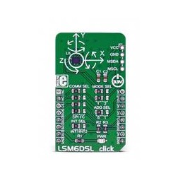 1 pcs : MIKROE-2731 - Multiple Function Sensor Development Tools LSM6DSL click