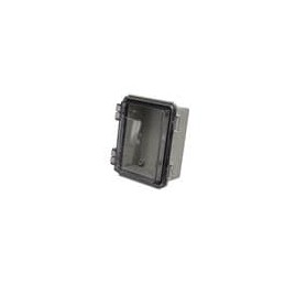 1 pcs : NBF-32202 - Electrical Enclosures NEMA Enclosure ABS Poly Blend, Clear Polycarbonate Door (5.1 X 3.9 X 2.8 In)