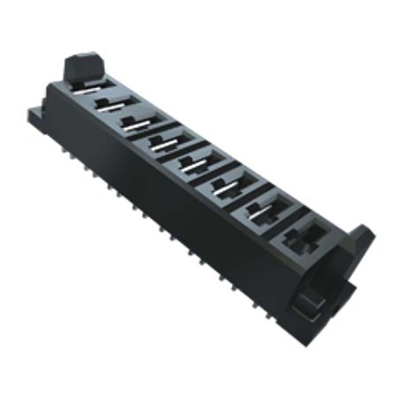 1 pcs - Samtec MPS Series Straight Through Hole Mount PCB Socket, 8-Contact, 1-Row, 5mm Pitch, Solder Termination