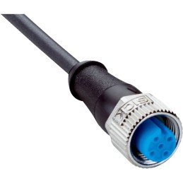 1 pcs - Sick Female 4 way M12 to Unterminated Sensor Actuator Cable, 2m