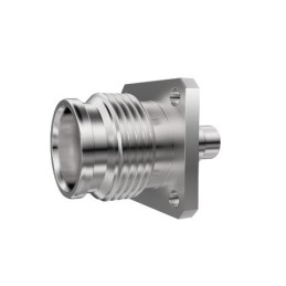 1 pcs - Telegartner 2.2-5 Series, jack Panel Mount, 50Ω, Solder Termination, Straight Body