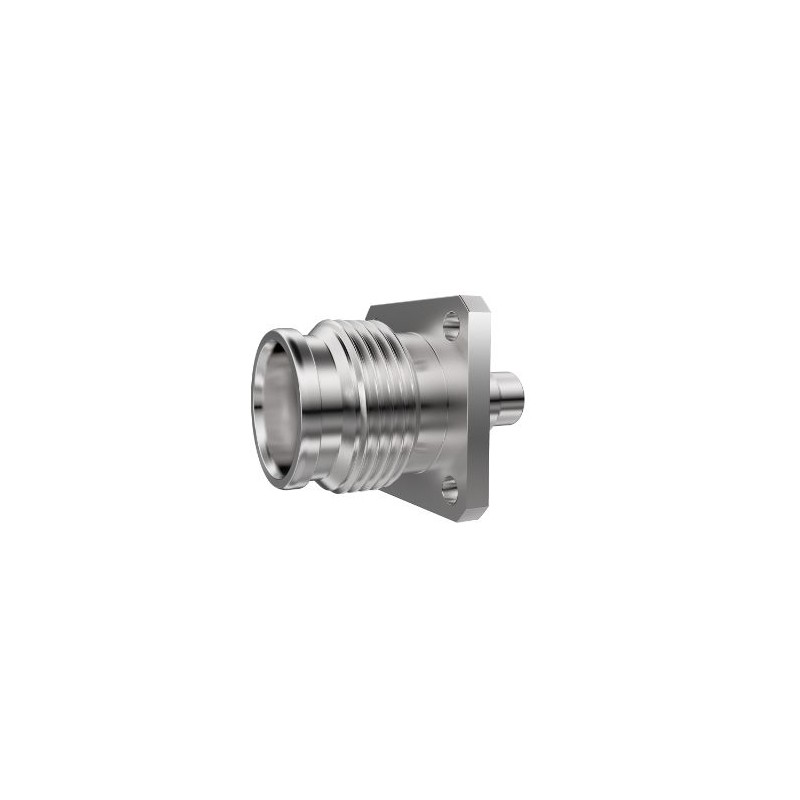 1 pcs - Telegartner 2.2-5 Series, jack Panel Mount, 50Ω, Solder Termination, Straight Body