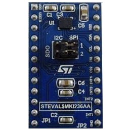 1 pcs : STEVAL-MKI236A - Sockets & Adapters 2xASM330LHB adapter board for a standard DIL24 socket