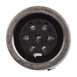 1 pcs - Amphenol C 091 D Series, 7 Pole Din Socket Socket, 5A, 300 V ac/dc IP67