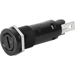 50 pcs - Schurter 10A Panel Mount Fuse Holder for 5 x 20 mm, 6.3 x 32 mm Fuse, 500V ac