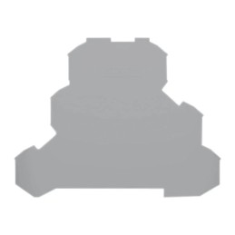 10 pcs - Wago TOPJOB S, 2002 Series End and Intermediate Plate for Use with 2002 Series Triple Level Terminal Blocks