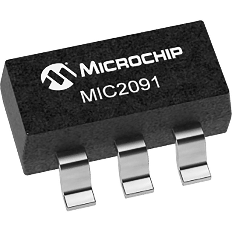50 pcs - Microchip MIC2091-1YM5-TR, 1High Side, Current Limiting Distribution Power Switch IC 5-Pin, SOT-23