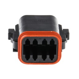 1 pcs - Deutsch, DT Automotive Connector Plug 8 Way, Crimp Termination