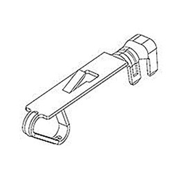 8000 pcs - Molex EDGELOCK Series Female Crimp Terminal, Crimp or Compression Termination, 24AWG Min, 22AWG Max
