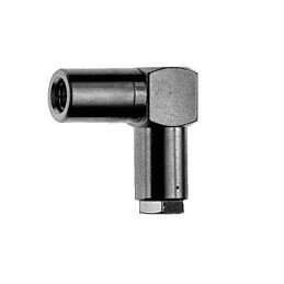 1 pcs - Telegartner Cable Mount SMB Connector, Clamp Termination, Angle Body