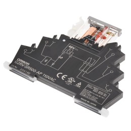 1 pcs - Omron G2RV Series Interface Relay, DIN Rail Mount, 110V ac Coil, SPDT, 1-Pole, 50mA Load