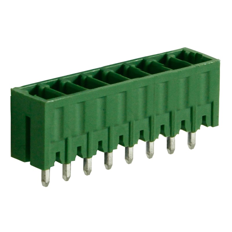 10 pcs - RS PRO 3.5mm Pitch 8 Way Pluggable Terminal Block, Header, Through Hole, Solder Termination