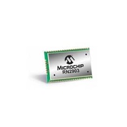 1 pcs : RN2903A-I/RMSA103 - Sub-GHz Modules LoRa Transceiver Module (South America- 915Mhz)