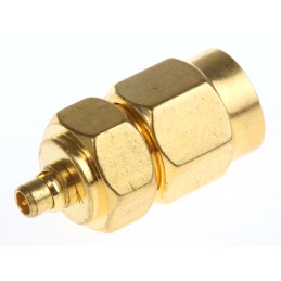 1 pcs - RF Solutions Straight 50Ω RF Adapter SMA Plug to MMCX Plug