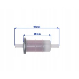 Fuel filter, 10mm paper insert, for Honda Yamaha